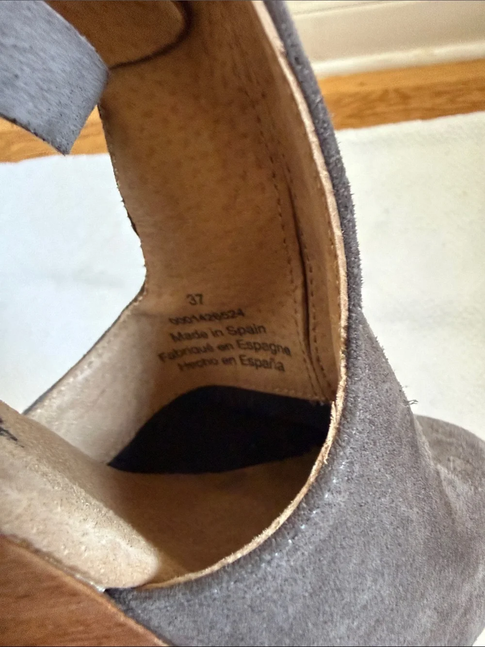 FREE PEOPLE Cedar Platform Clog in Taupe Suede Size 7
